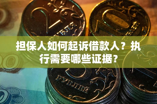 济南担保人如何起诉借款人？执行需要哪些证据？
