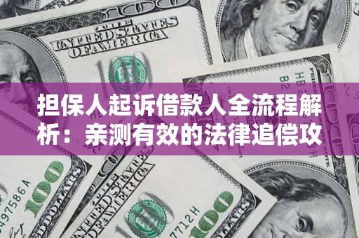 济南担保人起诉借款人全流程解析：亲测有效的法律追偿攻略