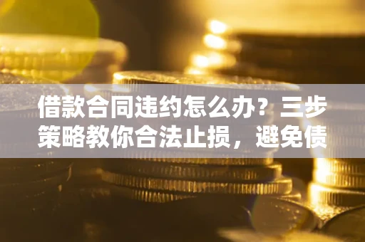 济南借款合同违约怎么办？三步策略教你合法止损，避免债务危机升级