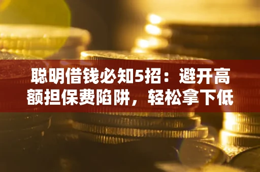 济南聪明借钱必知5招：避开高额担保费陷阱，轻松拿下低息贷款